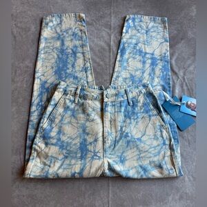 Rachel Comey Sky Blue and Cream Pants